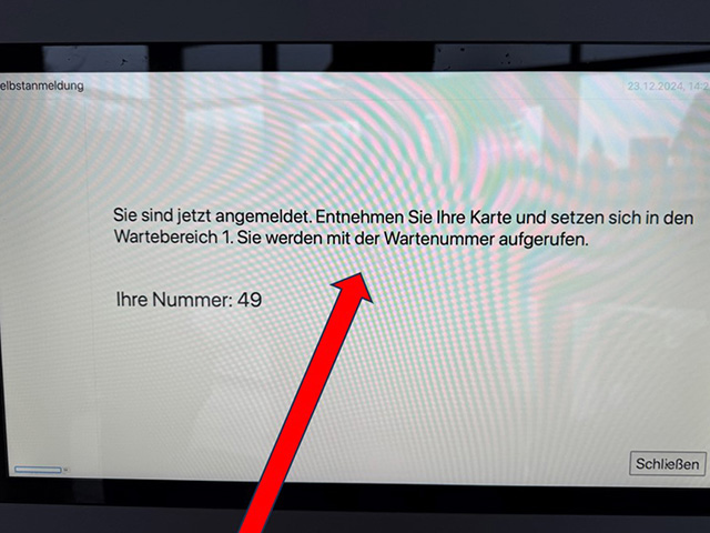 2. Folgen Sie jetzt den Anweisungen auf dem Bildschirm